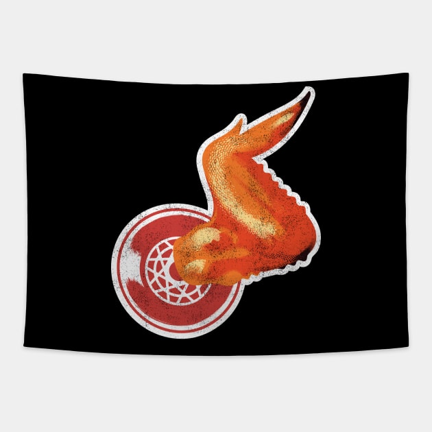 Hot Wings Tapestry by toadyco