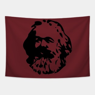 Karl Marx Silhouette Tapestry