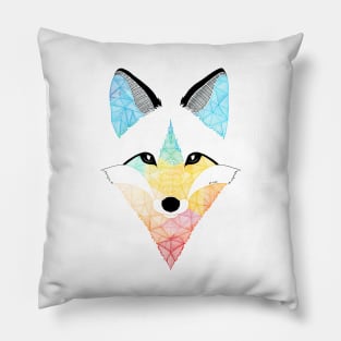 Multicolor Fox Pillow