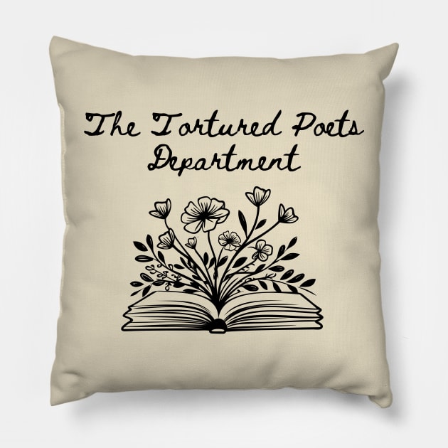 Tortured Poets Department Design Pillow by kuallidesigns