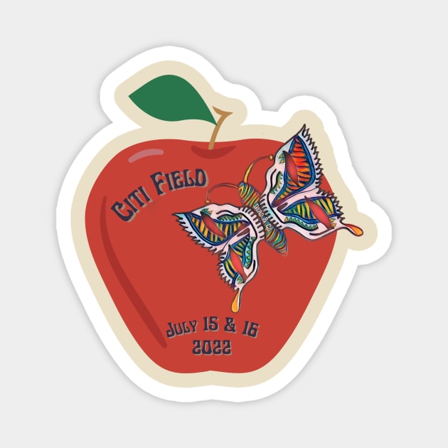 Dead & Company Citi Field Big Apple New York Magnet by Artful Dead