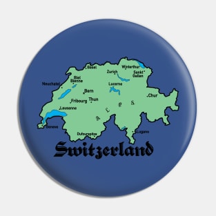 Switzerland Map Pin