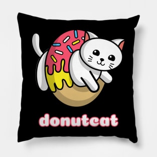 Donutcat Cat Donut Donut Resist Donut Judge Cute Donut Economics Pillow