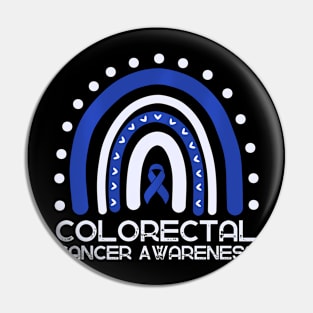 Blue Colorectal Cancer Awareness Month Pin