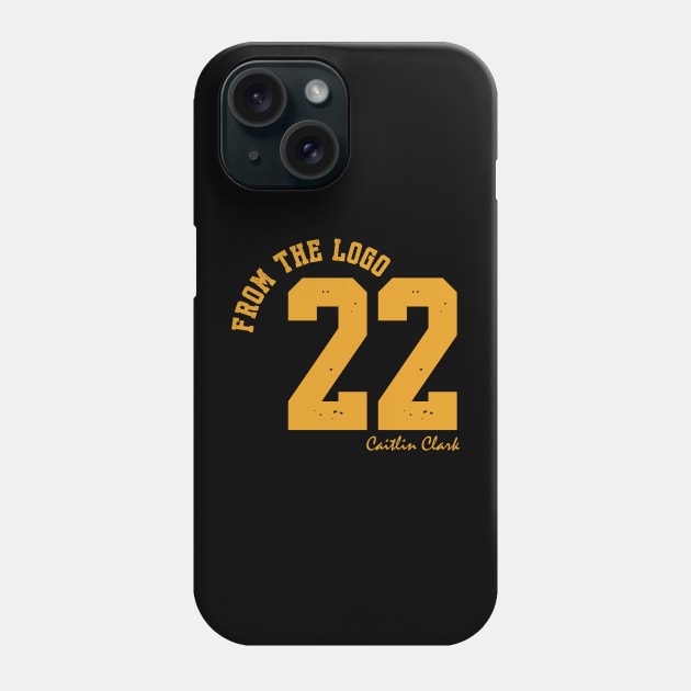 From The Logo 22 Caitlin Clark Phone Case by Palette Harbor