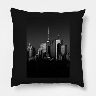 Toronto Skyline From Riverdale Park No 1 Pillow