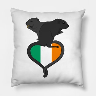 Gerbil Ireland (dark) Pillow