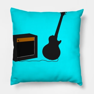 Beautiful Guitar and Amp Pillow