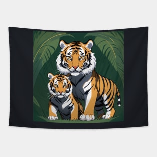 Beautiful Royal Bengal Tigers Tapestry