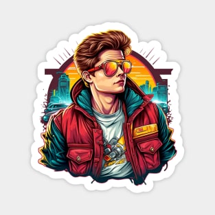 Back to the future Marty McFly Magnet