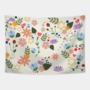 Colorful flowers Tapestry