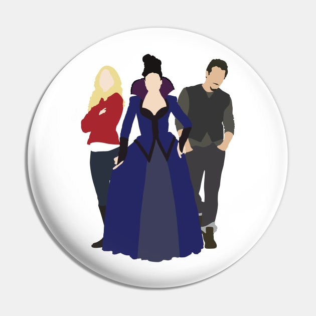 Emma, Regina, and Neal - Once Upon a Time Pin by eevylynn