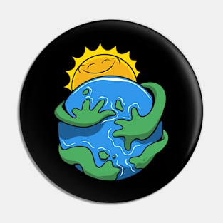 sun and earth Pin