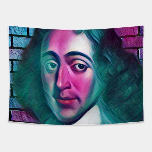 Baruch Spinoza Portrait | Baruch Spinoza Artwork 4 Tapestry by JustLit