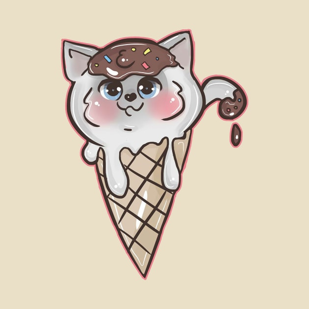 Ice Cream Cat by Hay Meow