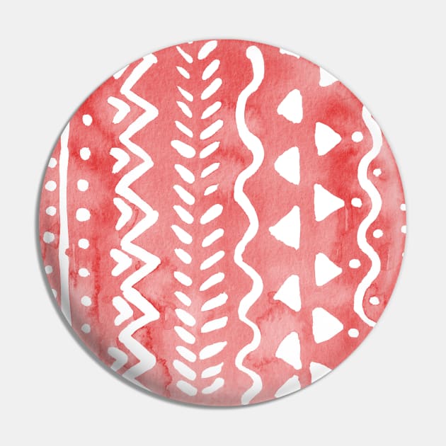 Loose boho chic pattern - red Pin by wackapacka