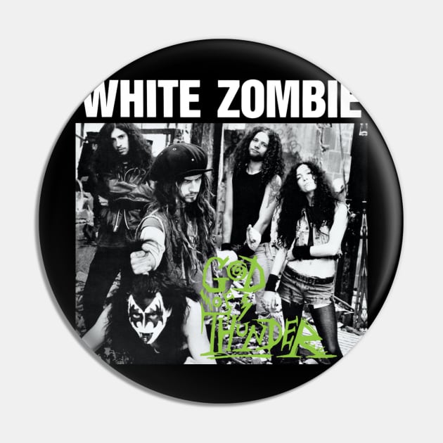 white zombie Pin by Butones gym