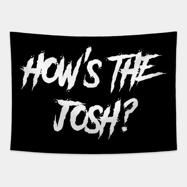 How is the Josh Bollywood Hindi Text Tapestry by alltheprints