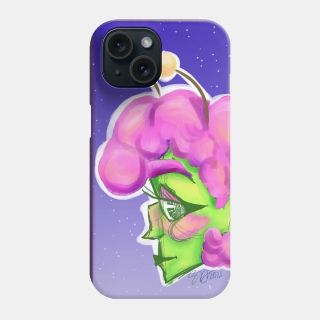 sad lonely popstar Phone Case by wheeliescoot