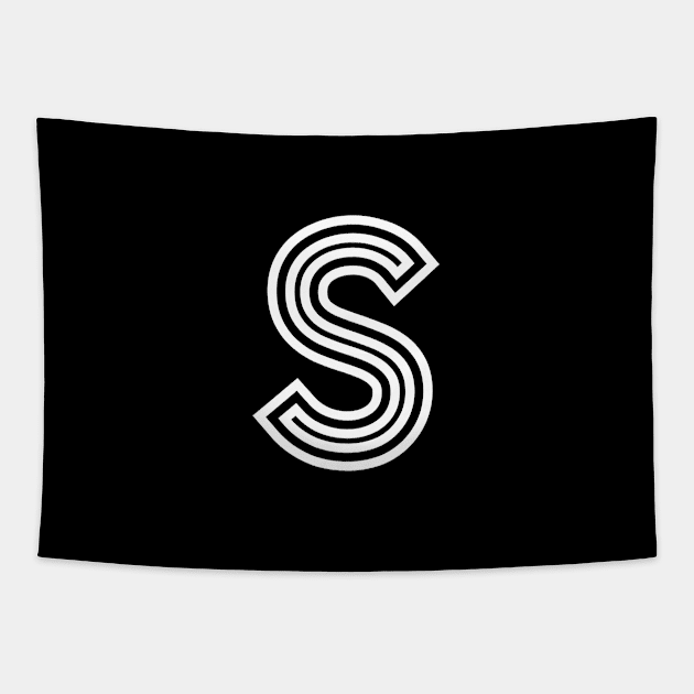 Letter S Tapestry by RaymondWareNYC