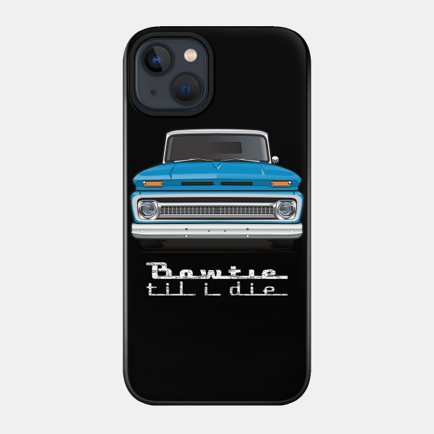 White & Blue 64 65 66 front - Chevy Truck - Phone Case