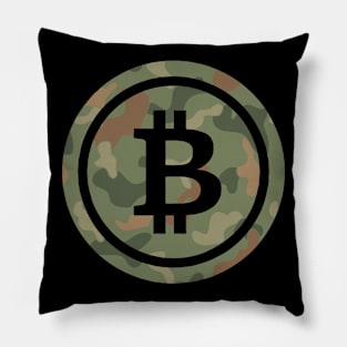 Bitcoin BTC coin Crypto coin Cryptocurrency Pillow