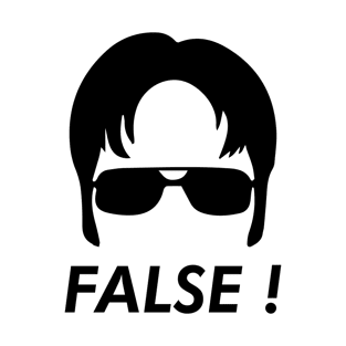 Dwight Schrute False T-Shirt