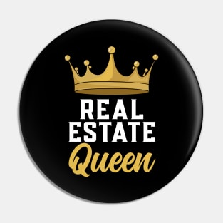 Real Estate Queen Realtor Pin