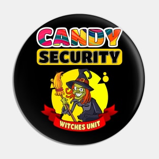 Candy Security - Halloween Security Pin