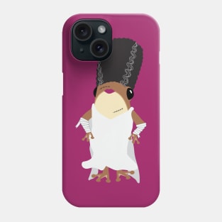 Bride of Frankenstein frog - frog in a Halloween costume Phone Case