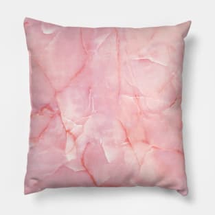 Pink Marble Pattern Pillow