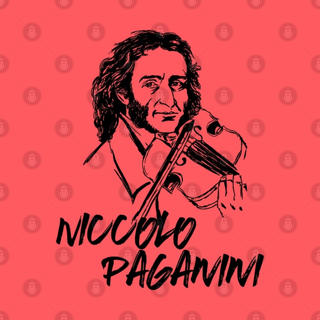 Niccolo Paganini by Erena Samohai