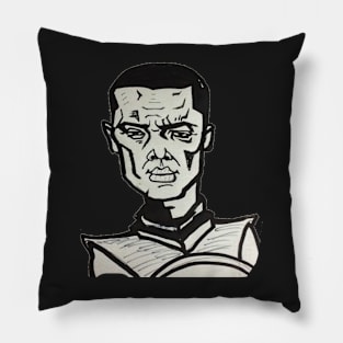 Grey worm Pillow