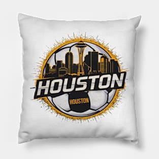 houston soccer Pillow