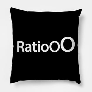 Ratio text design Pillow