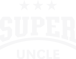 Super Uncle (White) Magnet