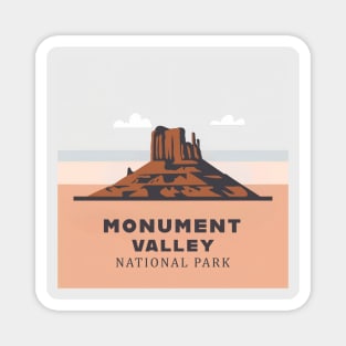 Monument Valley National Park Travel Sticker Magnet