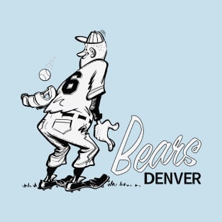 Defunct Denver Bears Minor League Baseball 1962 T-Shirt