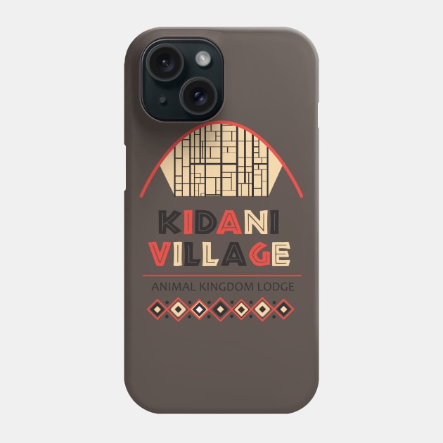 Animal Kingdom Lodge: Kidani Village Phone Case by Lunamis