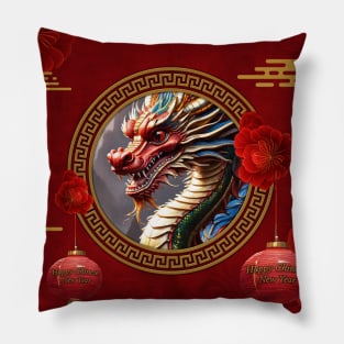 Happy  new chinese dragon year Pillow