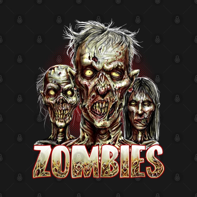 Spooky Zombies Halloween by Atomic Blizzard