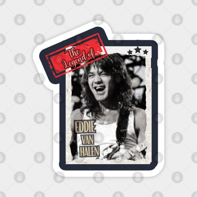 The Legend of Eddie Van Halen Magnet by Katab_Marbun