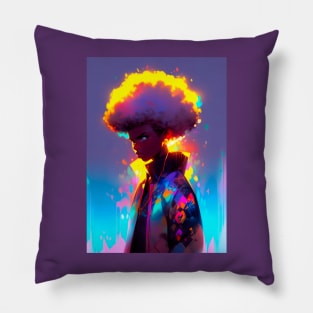 Big Afro - #0001 Pillow