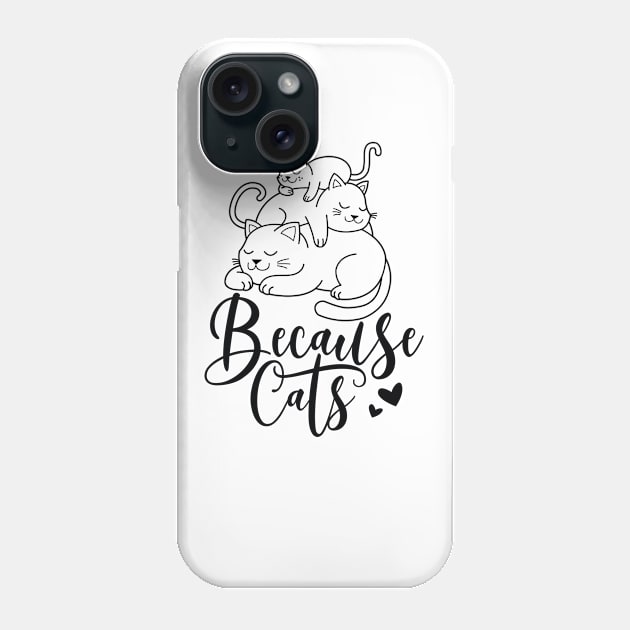 because cats Phone Case by mankjchi