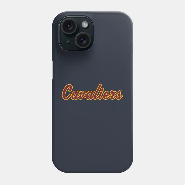 Cavaliers Script Phone Case by twothree