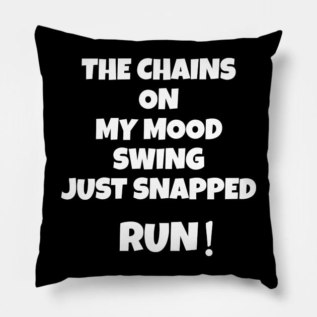 If Attacked By Clowns Go For Juggler Joke Design Pillow by Dojaja