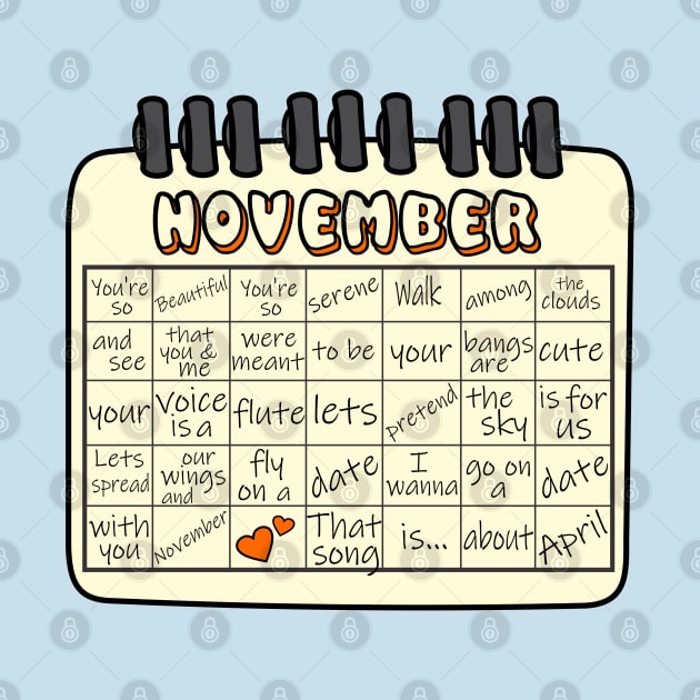 November (April's Song) by Brunaesmanhott0