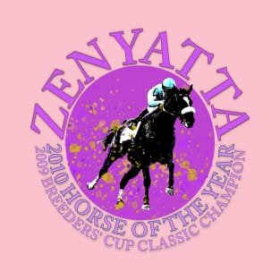 Zenyatta 2009 Breeders' Cup Champion 2010Horse of the Year design T-Shirt