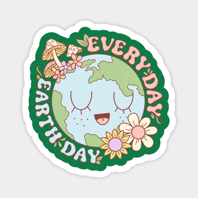 Earth Day Everyday Earth Day 2024 Environment Magnet by Visual Vibes