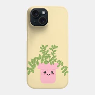 Kawaii plant vase Phone Case